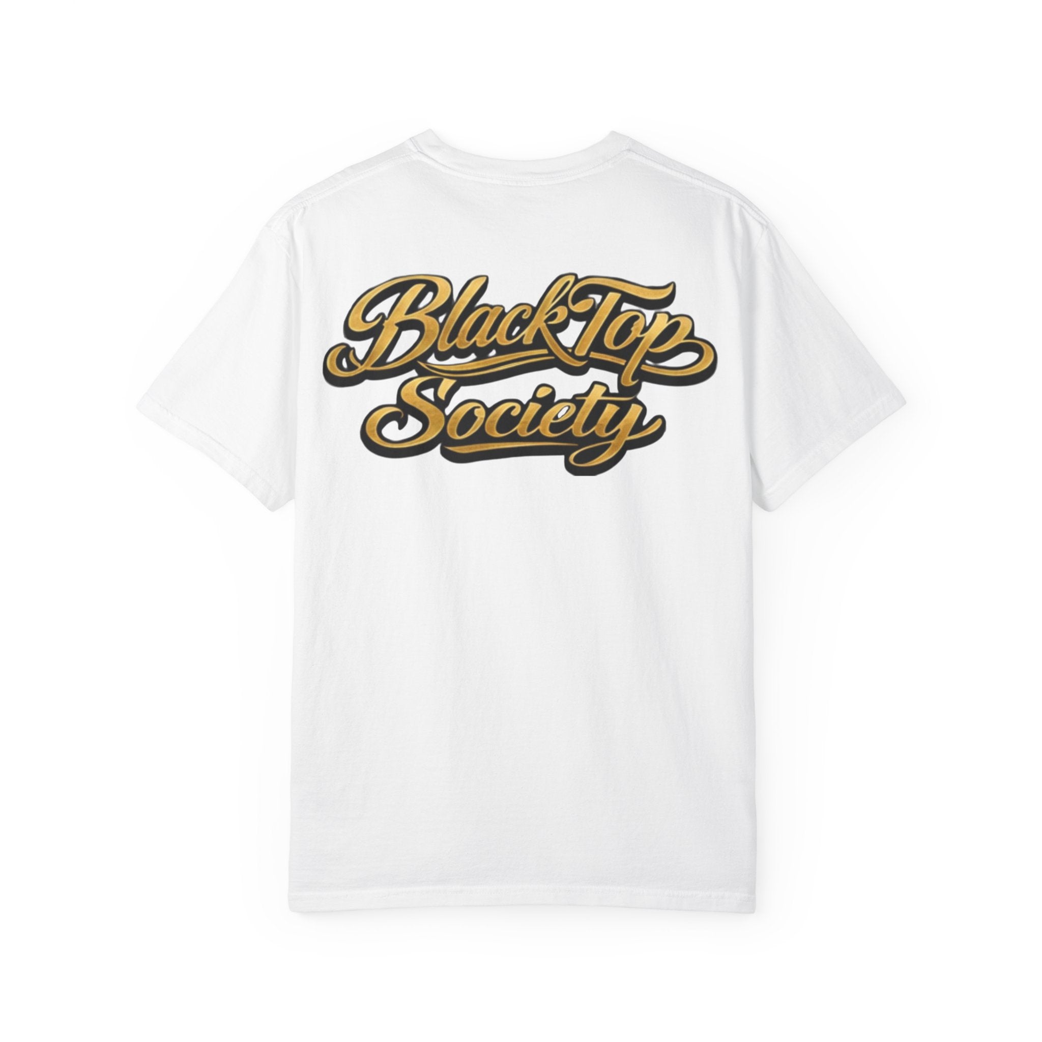 Black Top Society T-Shirt — Vintage graffic