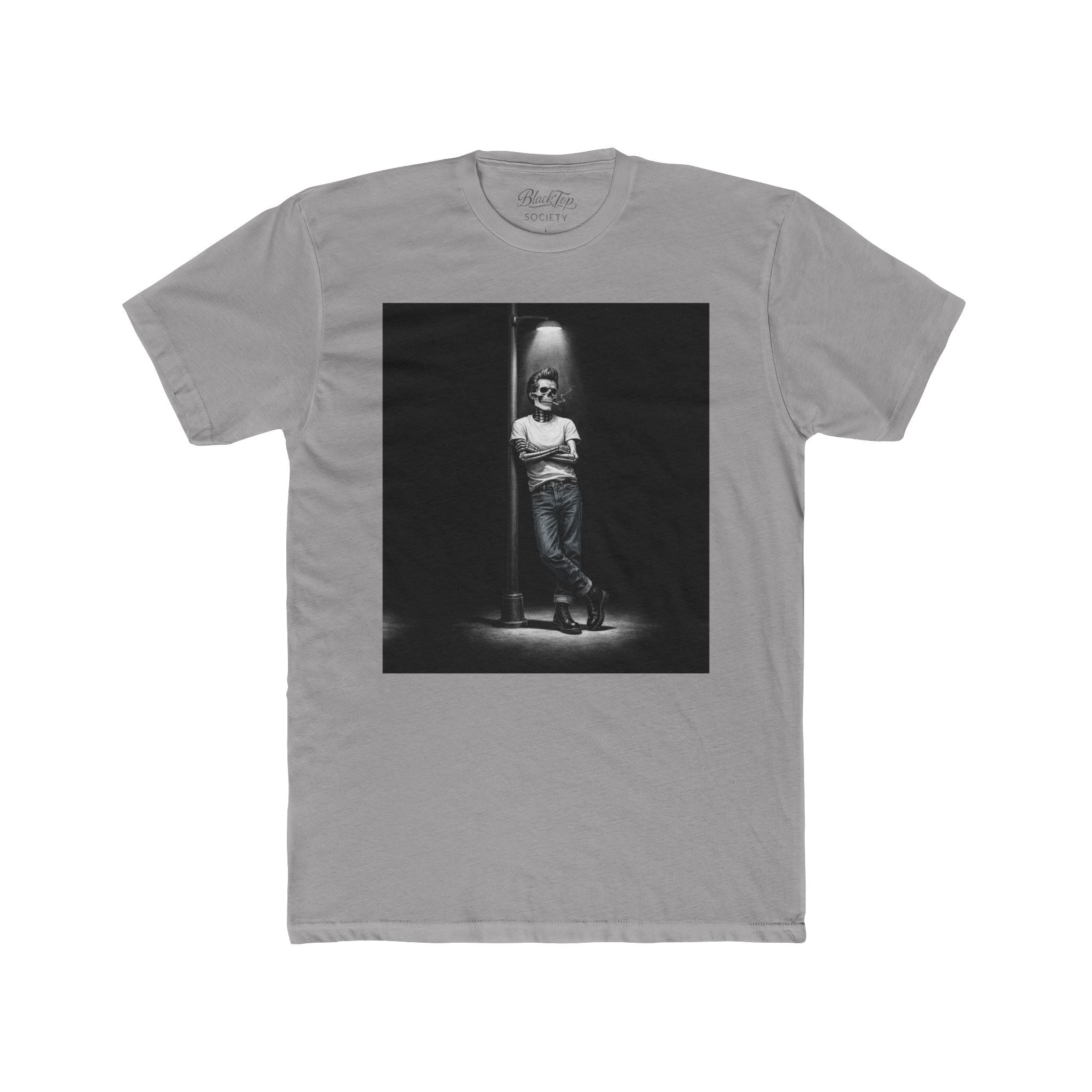BlackTop Society Tee — Vintage Street Portrait Graphic T-Shirt