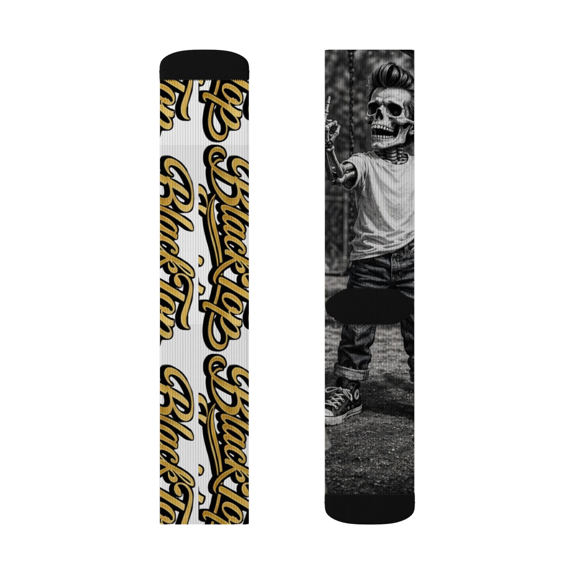 BlackTop "playground" Socks — Gothic Skateboard Crew Socks