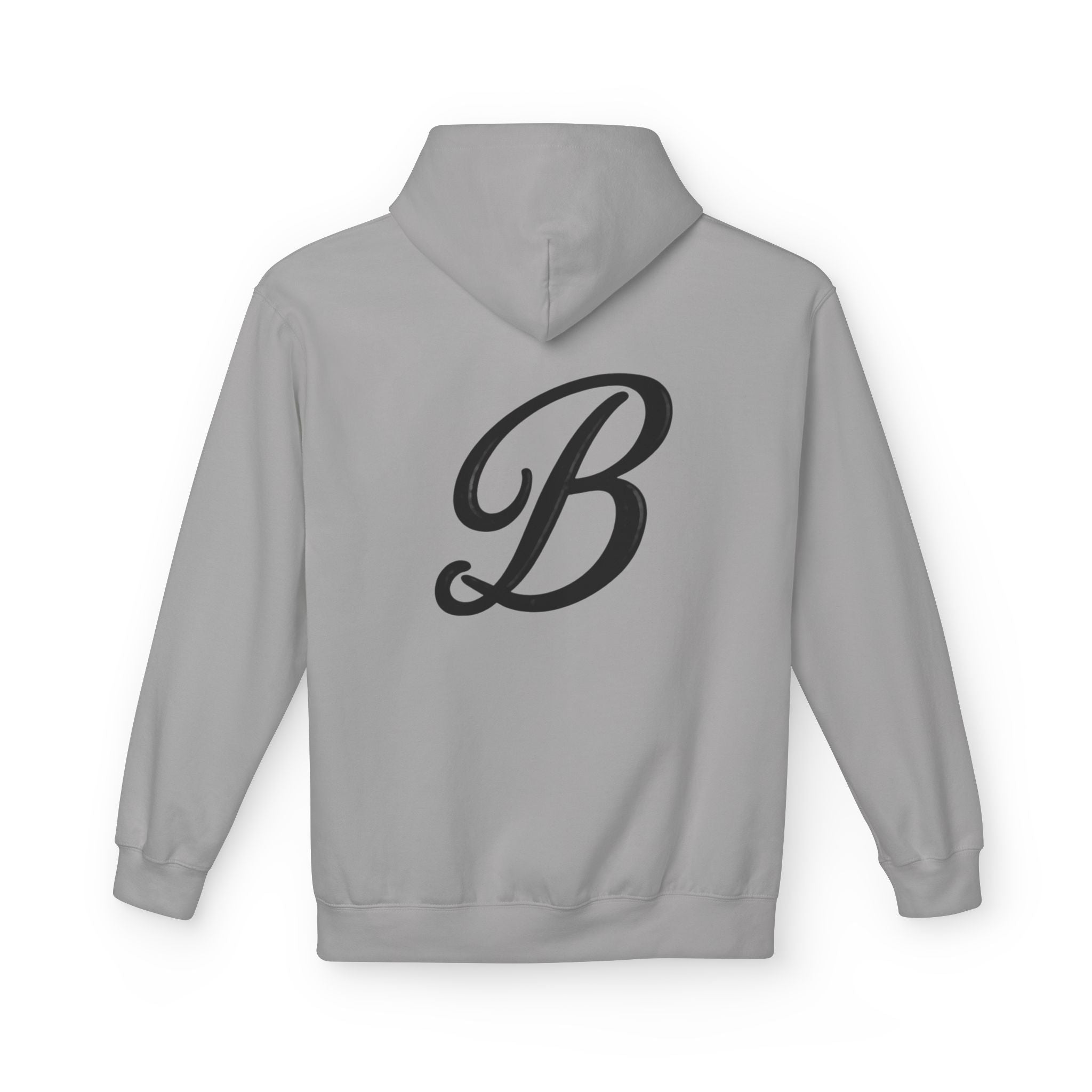 Black Top Society Hoodie — Retro Script Logo Pullover