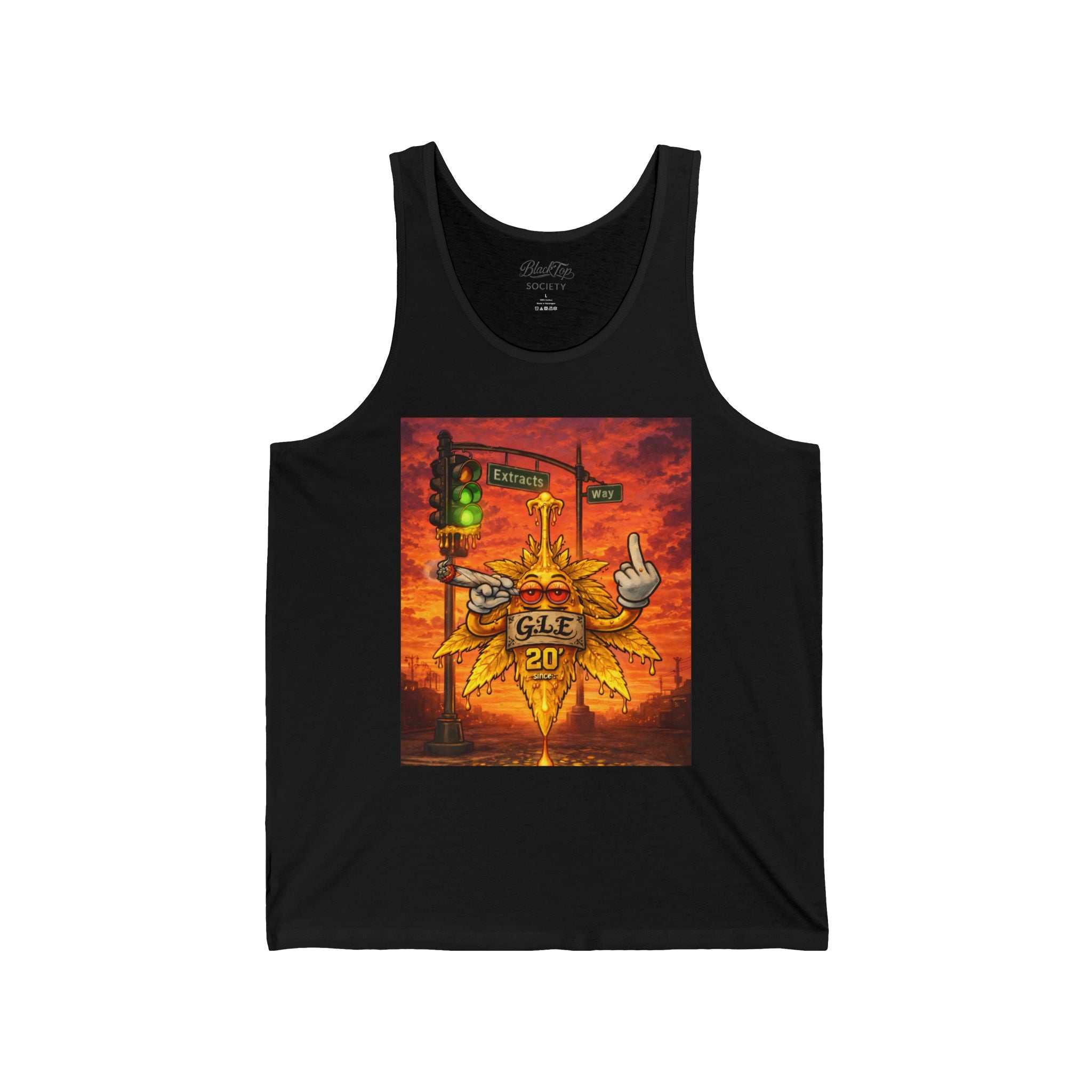 Greenlight "Blacktop Society" Graphic Tank — Streetwear Summer Vest